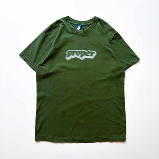 00's "MADE IN USA" proper ロゴ プリント Tシャツ