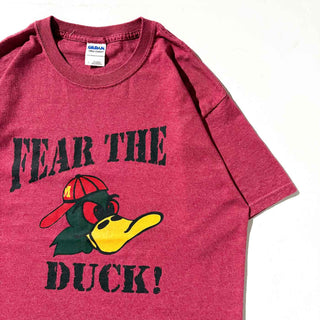 00's Madison Mallards "FEAR THE DUCK! " プリント Tシャツ