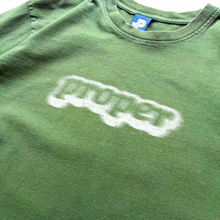 00's "MADE IN USA" proper ロゴ プリント Tシャツ