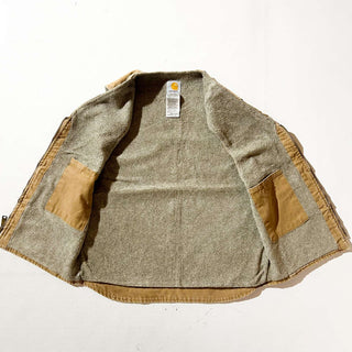 00's Carhartt 裏ボア ダックベスト(ベージュ)