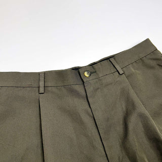 90's claiborne レーヨン 2タック ワイドスラックス