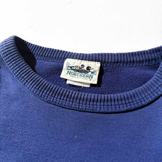 90's～ "MADE IN CANADA" NORTHERN REFLECTIONS ワンポイント スウェット シャツ