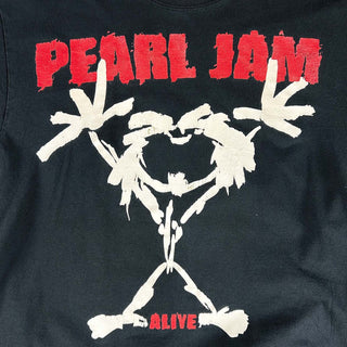 00's GILDAN "ALIVE" Pearl Jam バンド 両面プリント Tシャツ