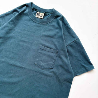 00's RUSSEL ATHLETIC PRO COTTON 無地 ポケット Tシャツ