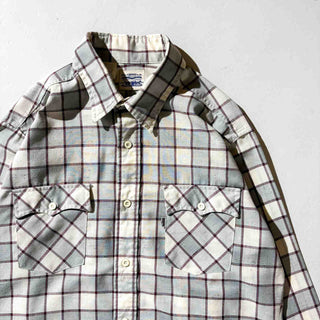 70's～80's MADE IN USA Levi's カスリ チェック L/S シャツ