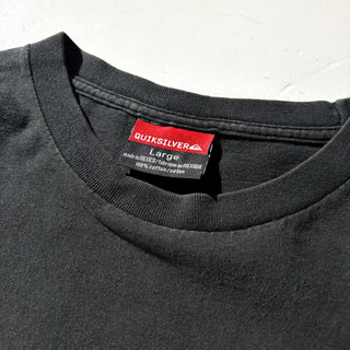 00's QUICK SILVER センター ロゴ カットソー