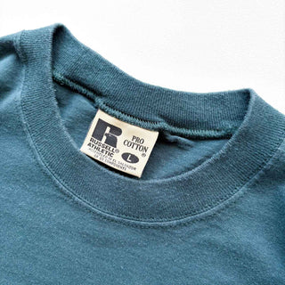 00's RUSSEL ATHLETIC PRO COTTON 無地 ポケット Tシャツ