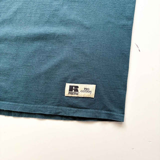 00's RUSSEL ATHLETIC PRO COTTON 無地 ポケット Tシャツ