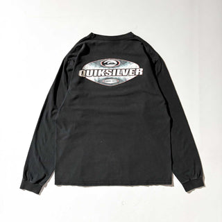 00's QUICK SILVER センター ロゴ カットソー