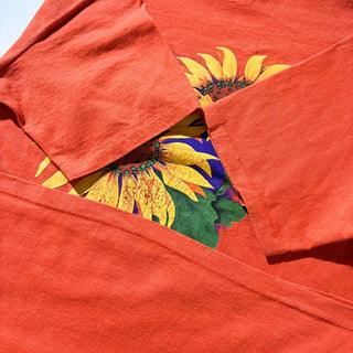 90's "MADE IN USA" SIGNAL SPORTS ヒマワリ プリント Tシャツ