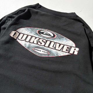 00's QUICK SILVER センター ロゴ カットソー