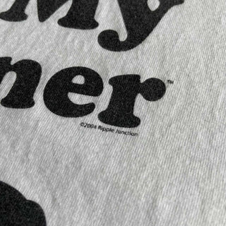 00's "made in USA" Ripple Junction "I LOVE MY WIENER" リンガーTシャツ