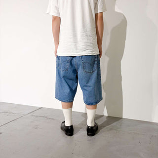 90's "made in USA" SILVER TAB LOOSE デニムスケーターショーツ