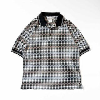 ～00's GRAND SLAM チェック×アーガイル ポロシャツ