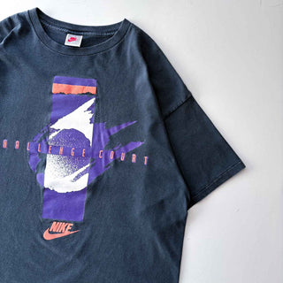 90's "MADE IN USA" NIKE CHALLENGE COURT プリント サンフェード Tシャツ
