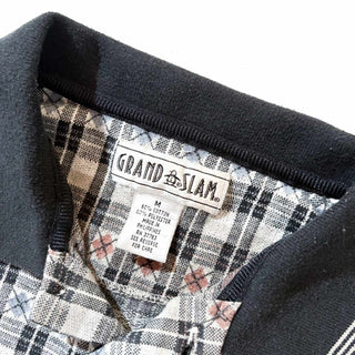 ～00's GRAND SLAM チェック×アーガイル ポロシャツ