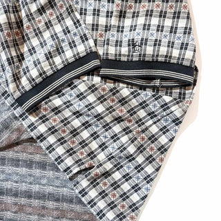 ～00's GRAND SLAM チェック×アーガイル ポロシャツ