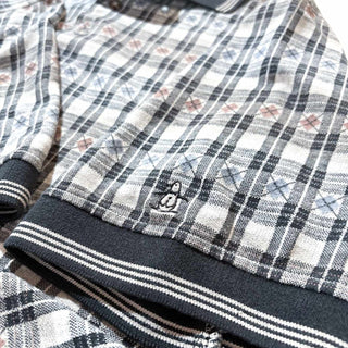 ～00's GRAND SLAM チェック×アーガイル ポロシャツ