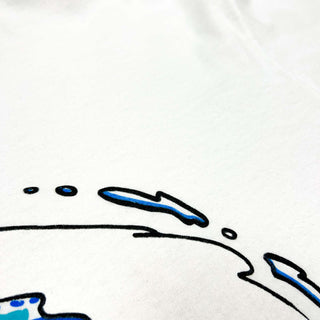 80's "made in USA" FRUIT OF THE LOOM "AYE CARUMBA!!" Bart Simpson プリントTシャツ