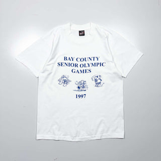 90's "made in USA" アート プリントTシャツ