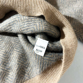 00's Orvis ヘリンボーン カシミヤ Vネック ニット セーター