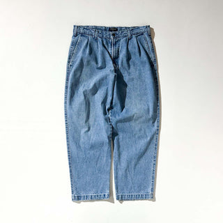 90's "Dominican Republic" DOCKERS 2タック デニム スラックス