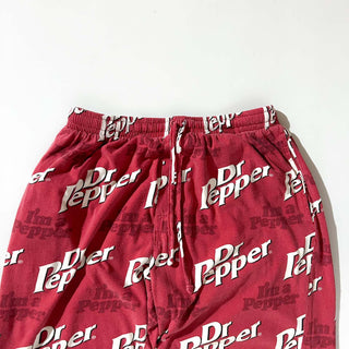 00's Dr Pepper ドローコード 総柄 ワイド パジャマ パンツ