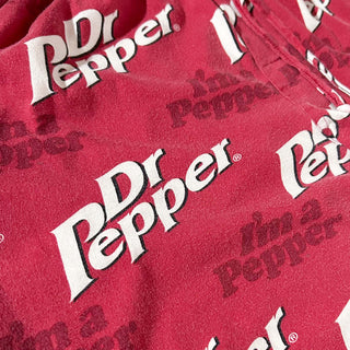 00's Dr Pepper ドローコード 総柄 ワイド パジャマ パンツ