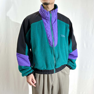 90's "made in USA" THE NORTH FACE  "EXTREME‐Z" マルチカラー フリース ジャケット