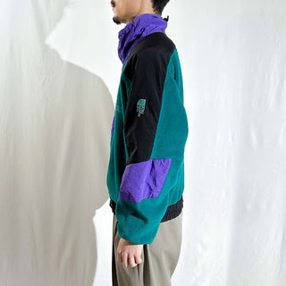 90's "made in USA" THE NORTH FACE  "EXTREME‐Z" マルチカラー フリース ジャケット