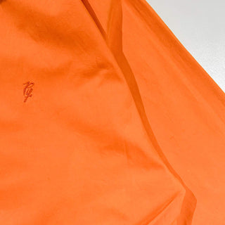 00's Phat Farm オレンジ×チェック ピーチスキン チンストラップ リバーシブル ドリズラー ジャケット