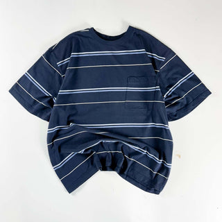 00's Puritan マルチボーダー Tシャツ(ネイビー)