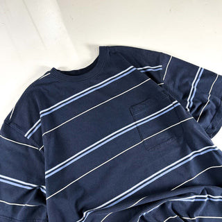 00's Puritan マルチボーダー Tシャツ(ネイビー)