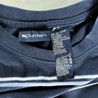 00's Puritan マルチボーダー Tシャツ(ネイビー)