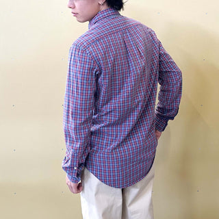 00's Ralph Lauren オックスフォード チェック ボタンダウン L/Sシャツ