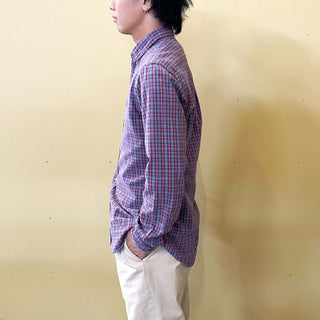 00's Ralph Lauren オックスフォード チェック ボタンダウン L/Sシャツ