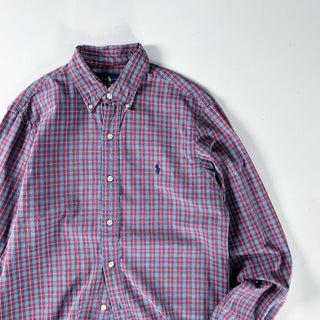 00's Ralph Lauren オックスフォード チェック ボタンダウン L/Sシャツ