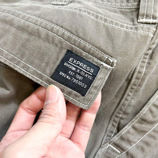 00's EXPRESS オリーブ ペインター パンツ