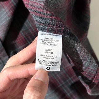 00's GEORGE オンブレ風チェック L/Sネルシャツ