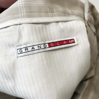 00's Grand Slam グレージュ チェック ショーツ