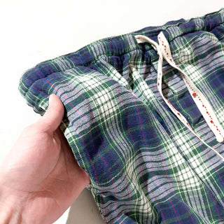 00's IZOD ドローコード マルチチェック ワイド パジャマ パンツ