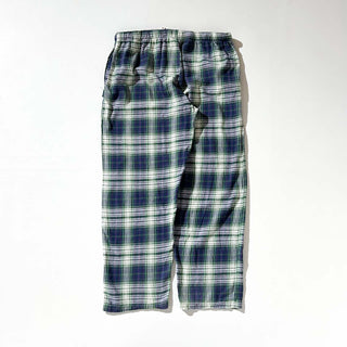 00's IZOD ドローコード マルチチェック ワイド パジャマ パンツ