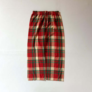 00's L.L.Bean マルチチェック ドローコード ワイド パジャマ パンツ