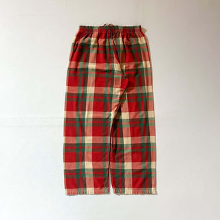 00's L.L.Bean マルチチェック ドローコード ワイド パジャマ パンツ