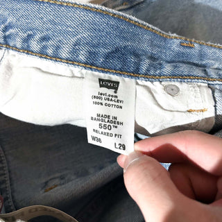 00's LEVI'S 550 "Relaxed Fit" センタータグ デニム パンツ(36×29表記)