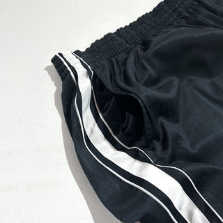 00's NIKE ブラック ドローコード ワイド トラック パンツ