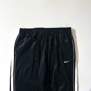00's NIKE ブラック ドローコード ワイド トラック パンツ