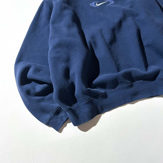 00's NIKE "極太アーム" センターロゴ スウッシュ スウェット シャツ