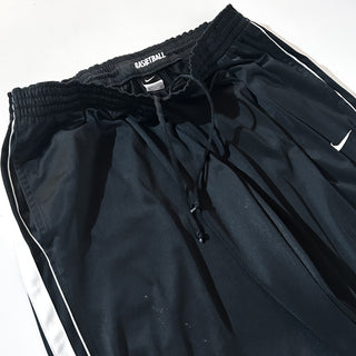 00's NIKE ブラック ドローコード ワイド トラック パンツ