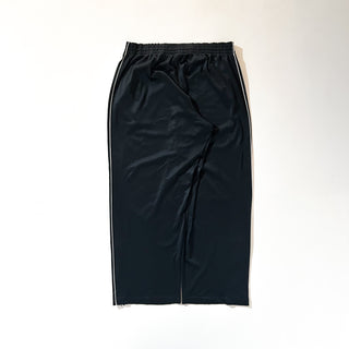 00's NIKE ブラック ドローコード ワイド トラック パンツ